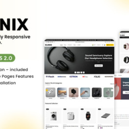 Elonix Multipurpose Electronics OS Shopify Theme # 422921