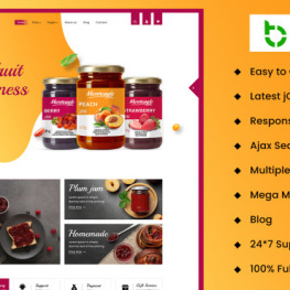 Real Jam and Website for eCommerce Shopify Theme # 427283