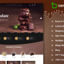 Yummy Chocolate Theme Shopify Theme # 428017