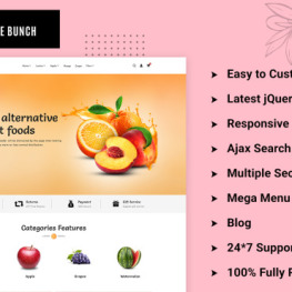 Scoop Fruits Responsive for eCommerce Shopify Theme # 428018