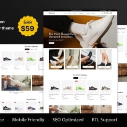 Runway Shoes and Fashion Shopify Theme # 428111