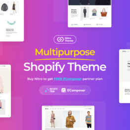 Nitro Free Multipurpose Shopify Theme # 429450