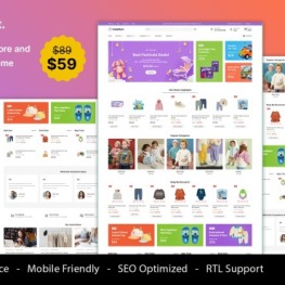 KidsMart Kids Fashion Store and Toys Shopify Theme # 429662