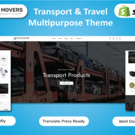 Motion Movers Transportation Travel Shopify Theme # 429717