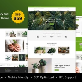 Plantux Plants and Nursery and Farming Shopify Theme # 431211
