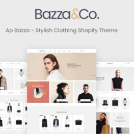 Ap Bazza Stylish Clothing Shopify Theme # 431669