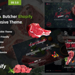 Meatki Meat Shop Butcher Shopify Theme # 432864
