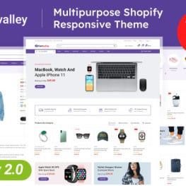 Cartvalley Multipurpose eCommerce Shopify Theme # 433092