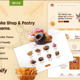 Bekary Bakery Cake Shop Pastry Shopify Theme # 436106
