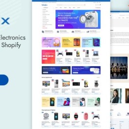 Moglix Gadgets Electronics eCommerce Shopify Theme # 437834