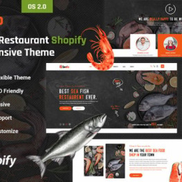 Seafo Sea Food Restaurant Shopify Theme # 438414