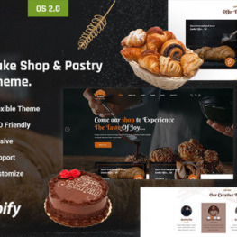 Bakbul Bakery Cake Shop Pastry Shopify Theme # 438934
