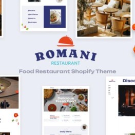 Ap Romani Food Restaurant Shopify Theme # 439772