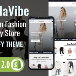 ModaVibe Clothing and Fashion Shopify Theme # 439893