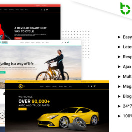 StockAuto Autoparts and Motorcycle Shopify Theme # 441228
