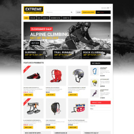 Extreme Sports Shopify Theme #48616