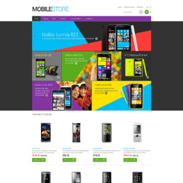 Mobile Store Shopify Theme #48737