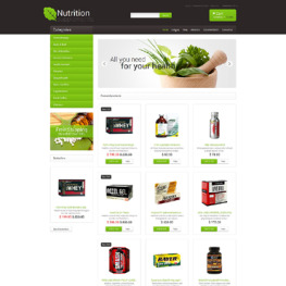 Nutrition Store Shopify Theme #48997