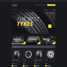 Wheels Tires Shopify Theme #49455