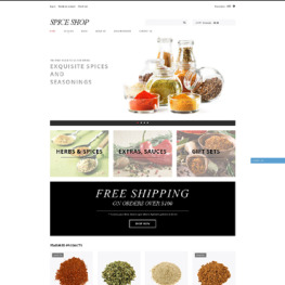 Spices Shop Shopify Theme #50524