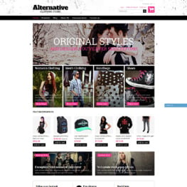 Alternative Outfit Shopify Theme #50669