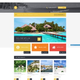 Travel Destinations Shopify Theme #50767