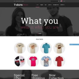 Stylish Tshirts Shopify Theme #50940