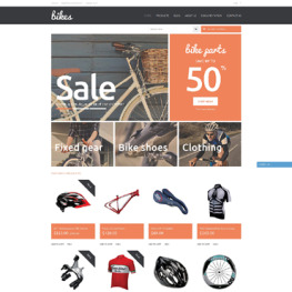 Shopping Bikes Accessories Shopify Theme #51147