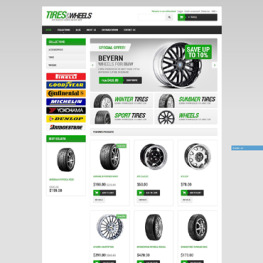 Car Tires Shopify Theme #51376