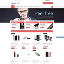 Electronic Cigarettes Shopify Theme # 51785