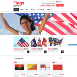 National Flags Shopify Theme #52254