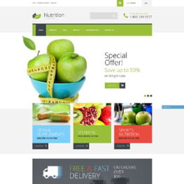 Nutrition Supplements Shopify Theme #52255