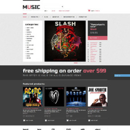 Music Store Shopify Theme #52258