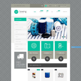 Sewing Supplies Shopify Theme #52596