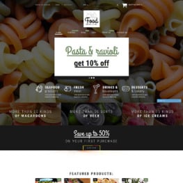 Food Shop Shopify Theme #52871