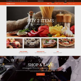 Food Shop Shopify Theme #52935