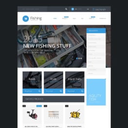 Fishing Supplies Shopify Theme #53080