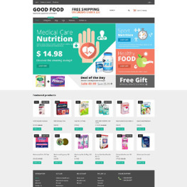Nutrition Store Shopify Theme #53081
