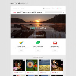 Stock Photo Shopify Theme #53140