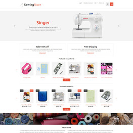 Sewing Items Shopify Theme #53744