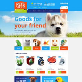 Animals and Pet Shop Shopify Theme #54004