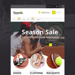 Tennis Accessories Shopify Theme #54548