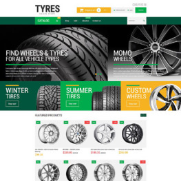 Wheels and Tyres Shopify Theme #54785