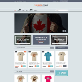 Tshirt Shop Shopify Theme #54841