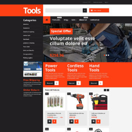 Tools Equipment Shopify Theme # 55111