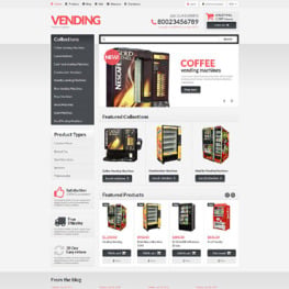 Healthy Vending Machines Shopify Theme #55211