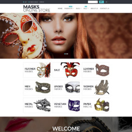 Masks Online Store Shopify Theme #55214
