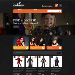 Halloween Costumes Shopify Theme #55726