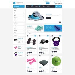 Sports Store Shopify Theme # 55732