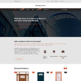 Windows and Doors Store Shopify Theme #55741